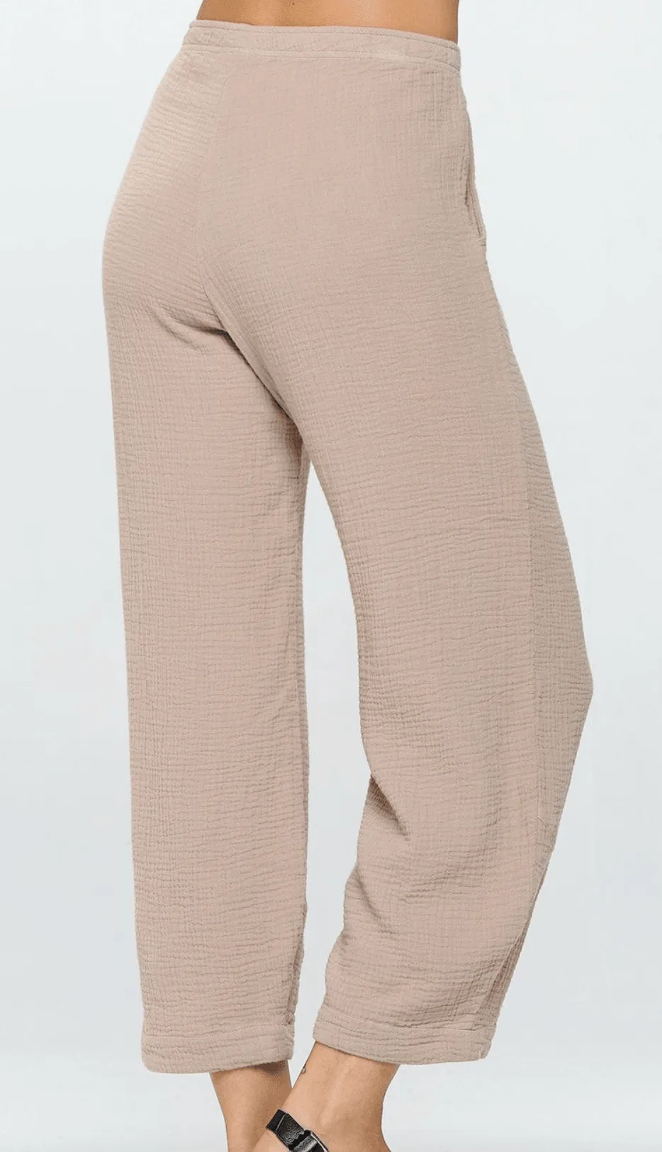 Focus Clothing Double Cotton Gauze Flood Pants JG010