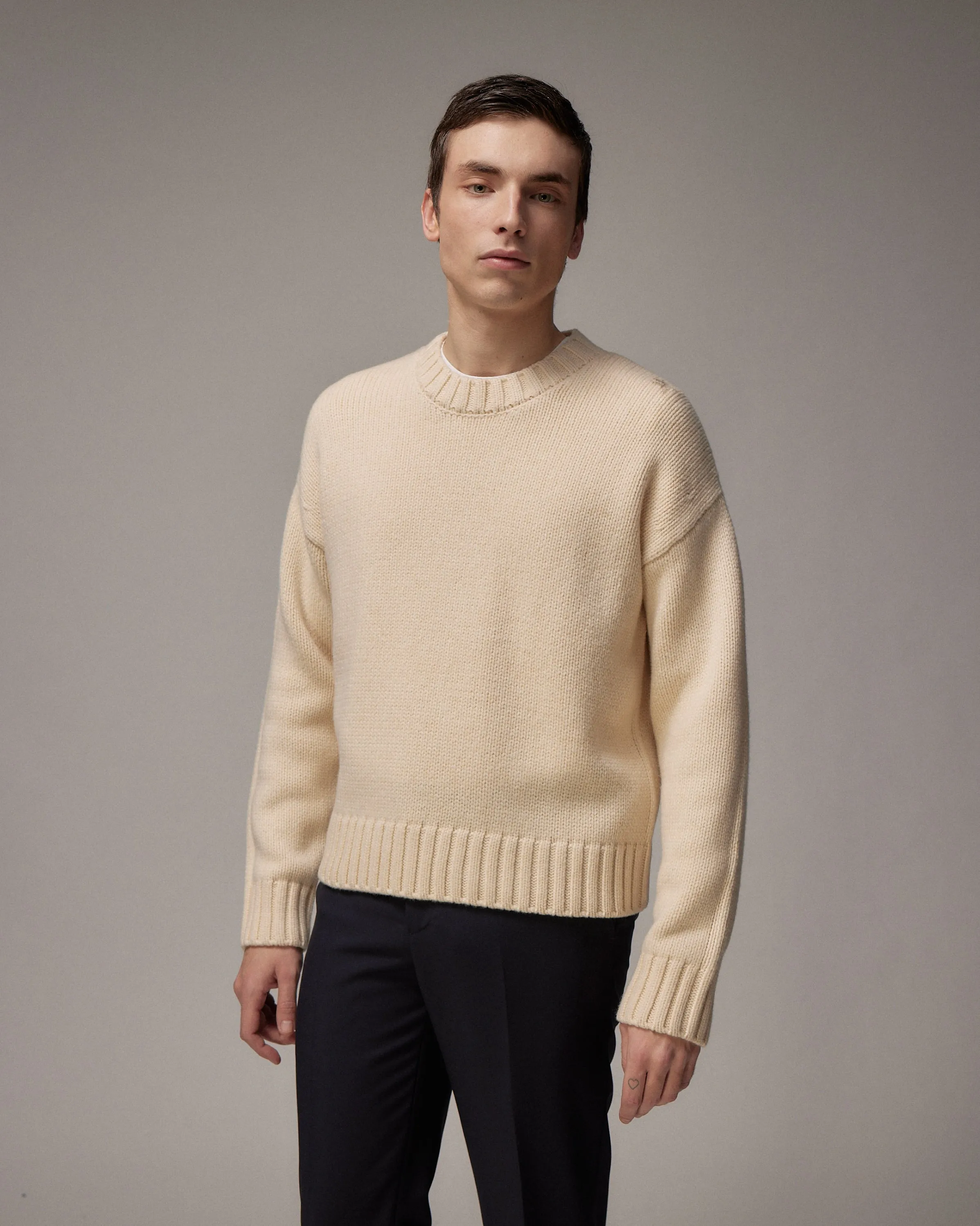 Peter - Navy - Wool Flannel